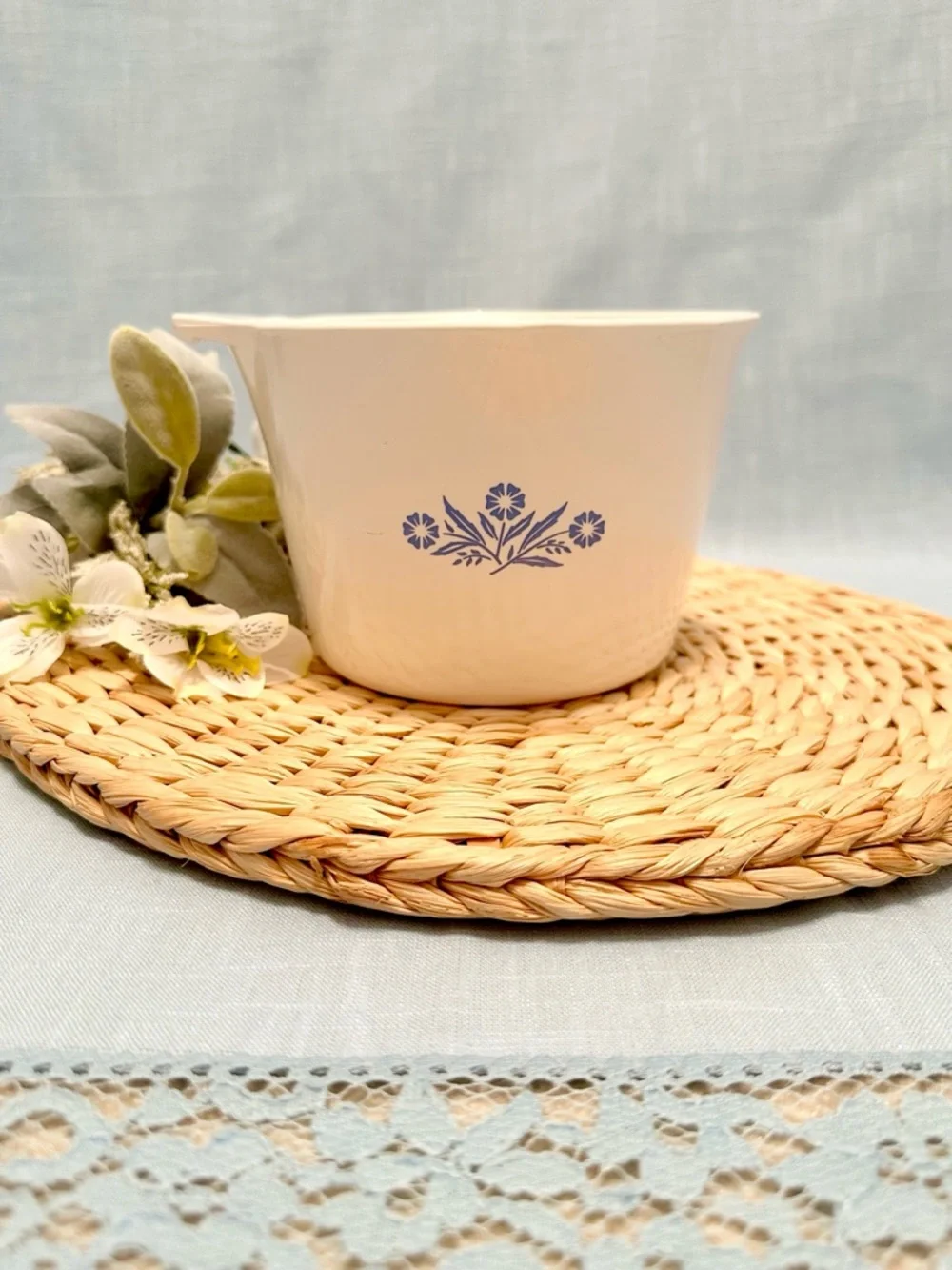 ✨💙 Vintage Corning Ware Blue Cornflower 
1-Quart Sauce Maker P-55-B - Picture 2 of 10